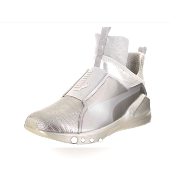 PUMA Fabulous ‘Fierce Metallic’ High Top Sneakers : Function & Fashion 🔥🔥🔥 - Picture 2 of 13